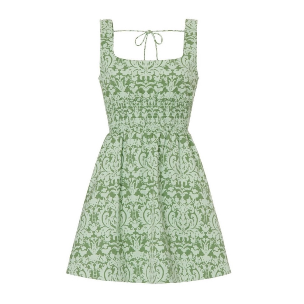 Hill House Home Green Jacquard Cher Dress size M